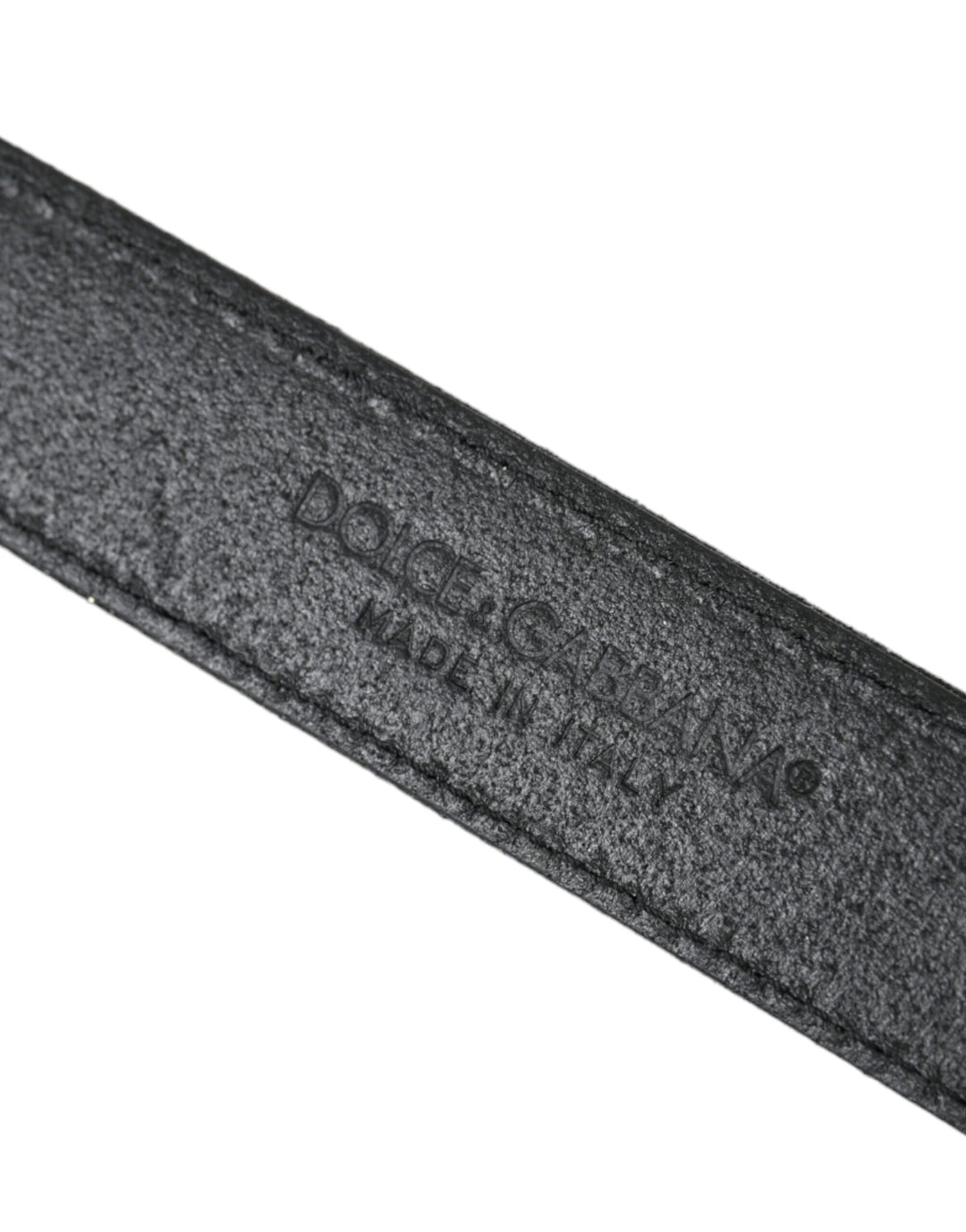Black glitter leather belt with silver buckle