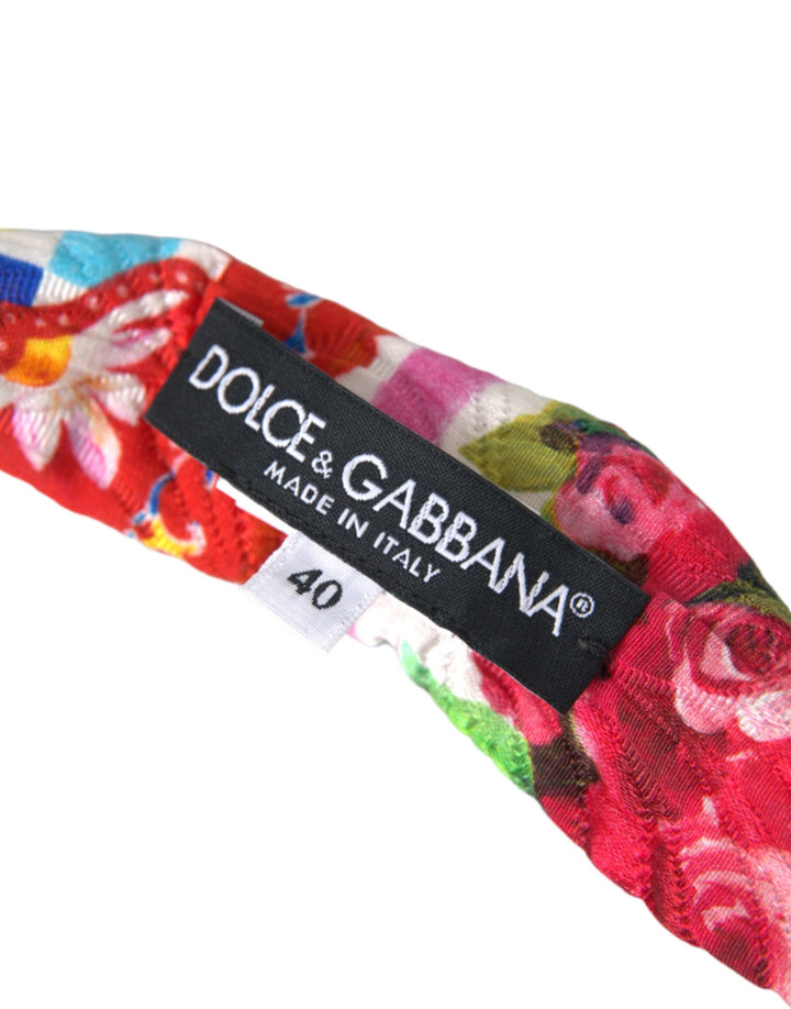 Multicolored Carretto Print Waist Belt