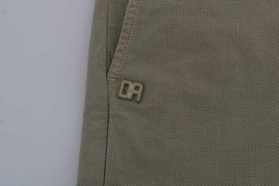 Beige Slim Fit Chinos für anspruchsvollen Stil