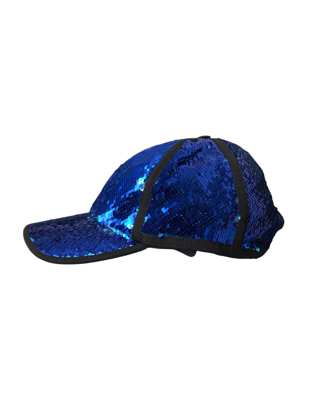 Royal Blue Sequin Baseball Cap Men