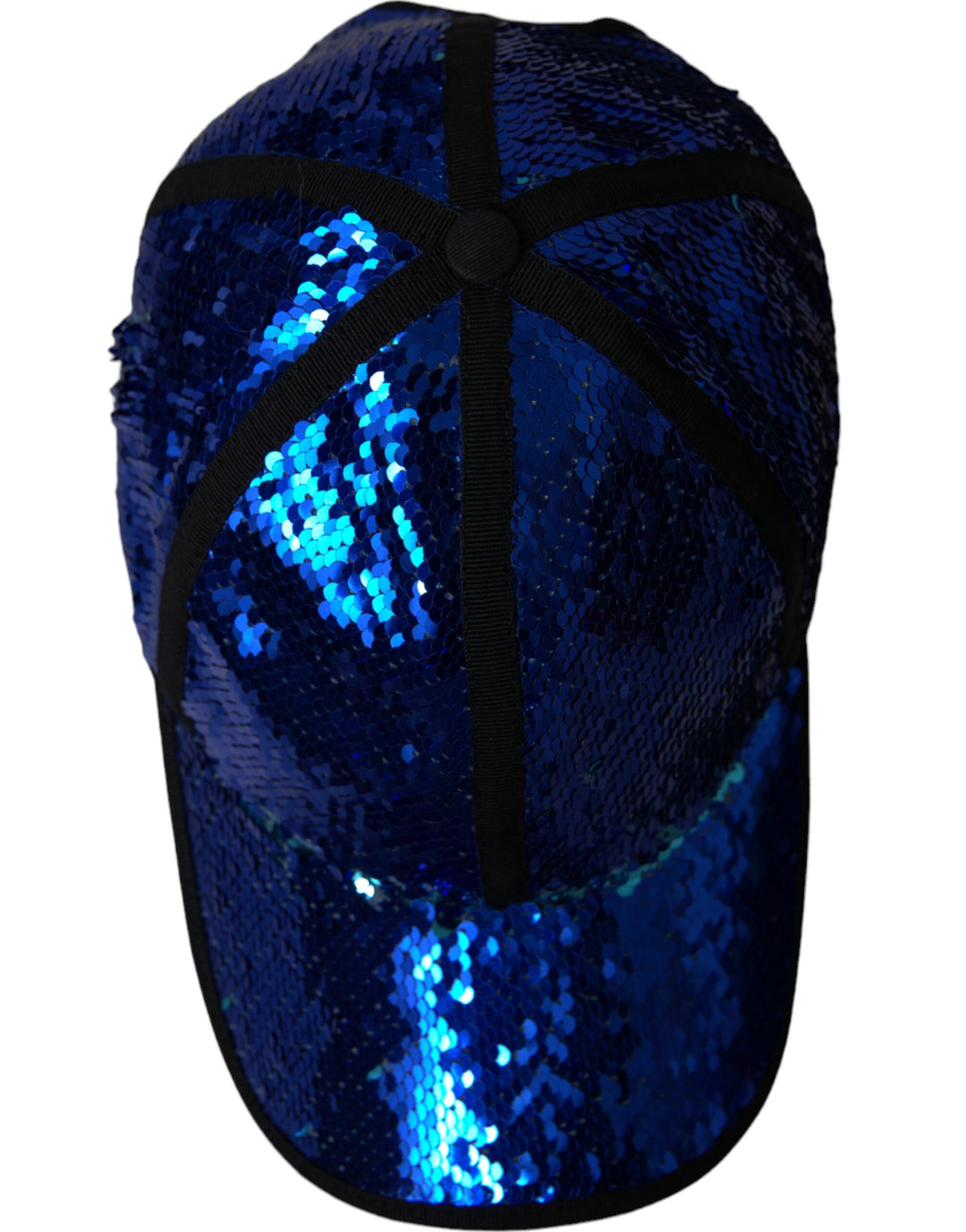Royal Blue Sequin Baseball Cap Men
