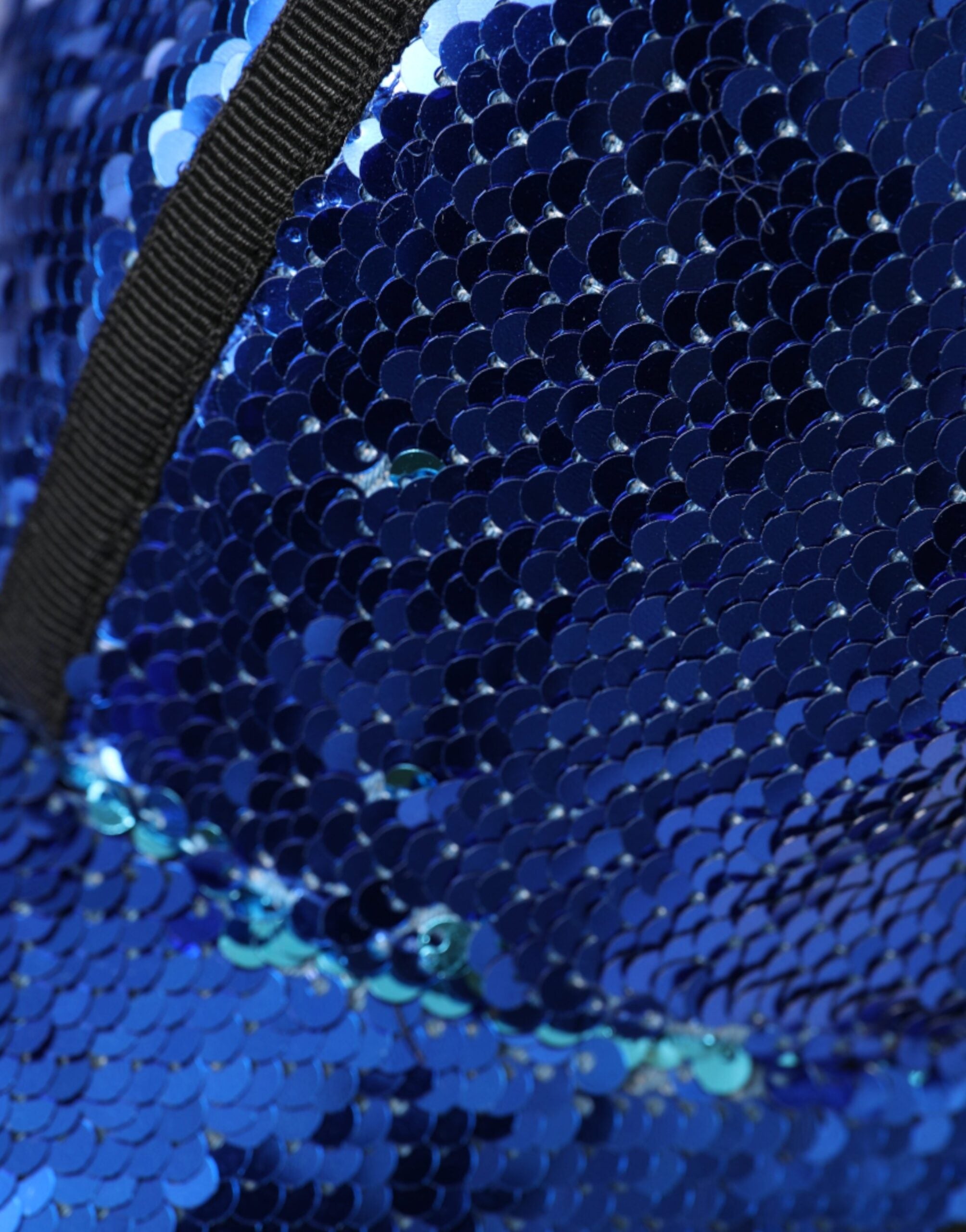 Royal Blue Sequin Baseball Cap Men