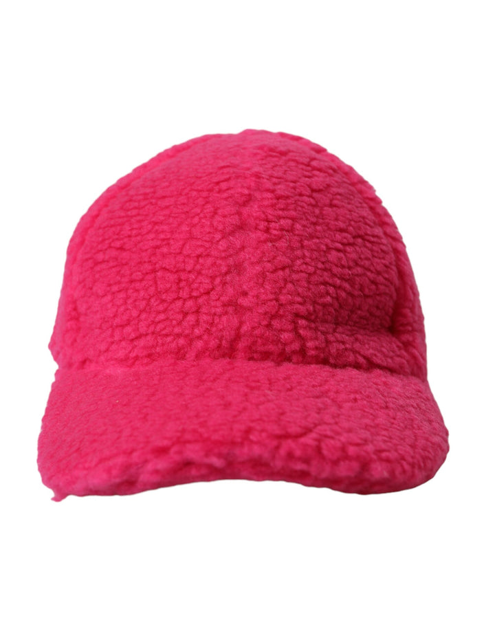 Pink Fleece Plush Baseball Cap Men