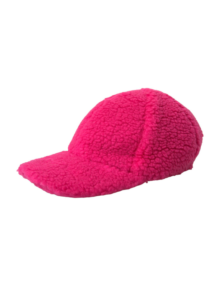 Pink Fleece Plush Baseball Cap Men
