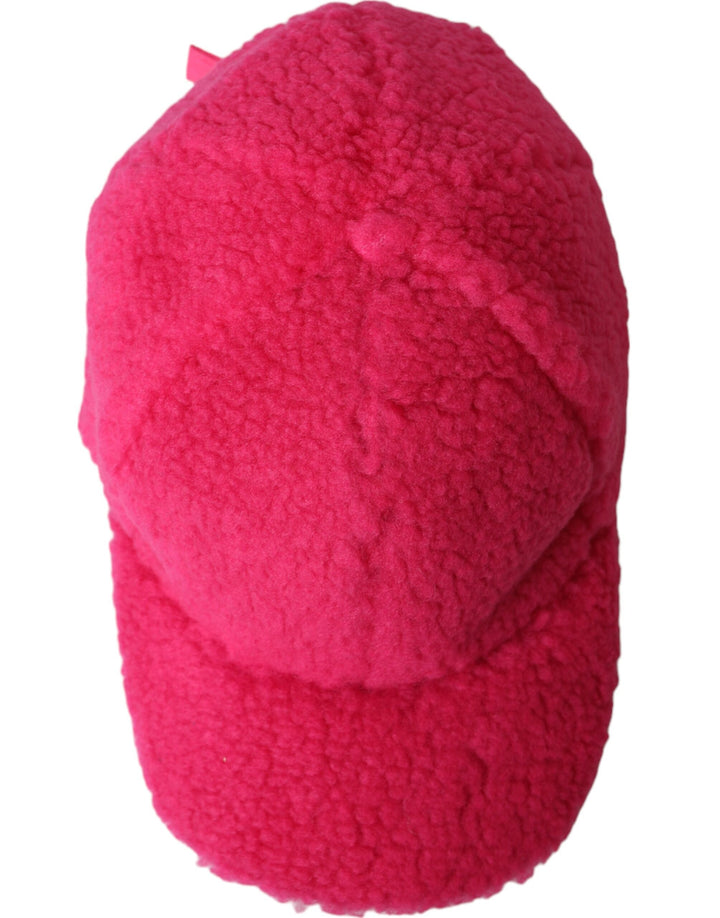 Pink Fleece Plush Baseball Cap Men