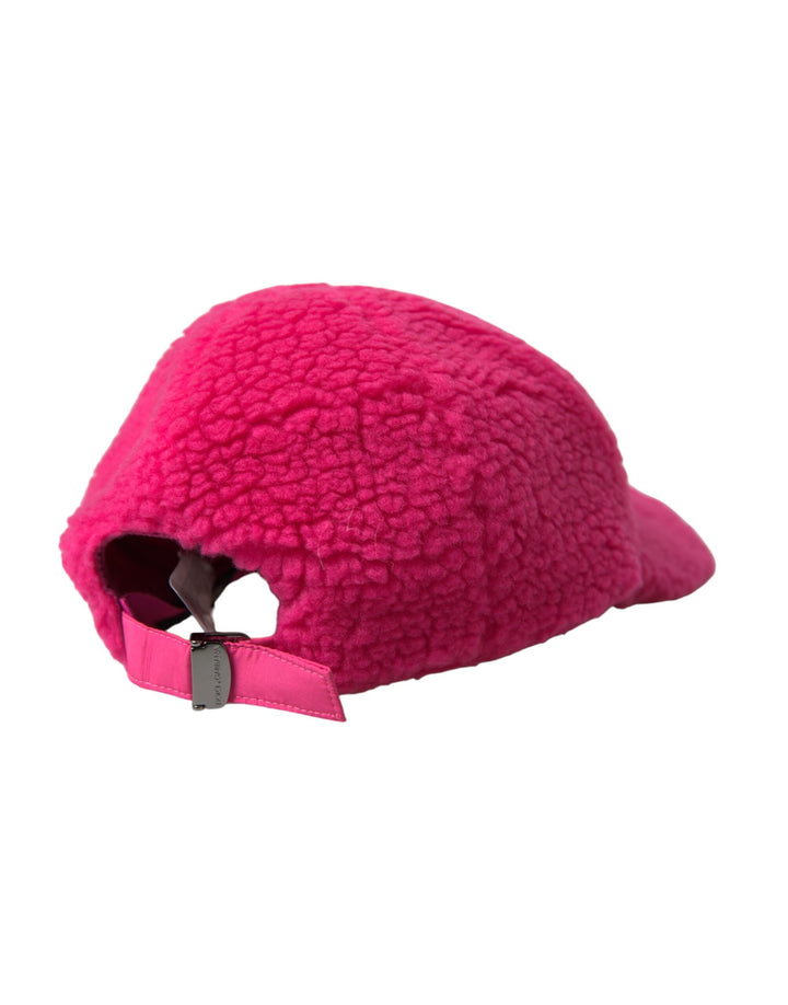 Pink Fleece Plush Baseball Cap Men