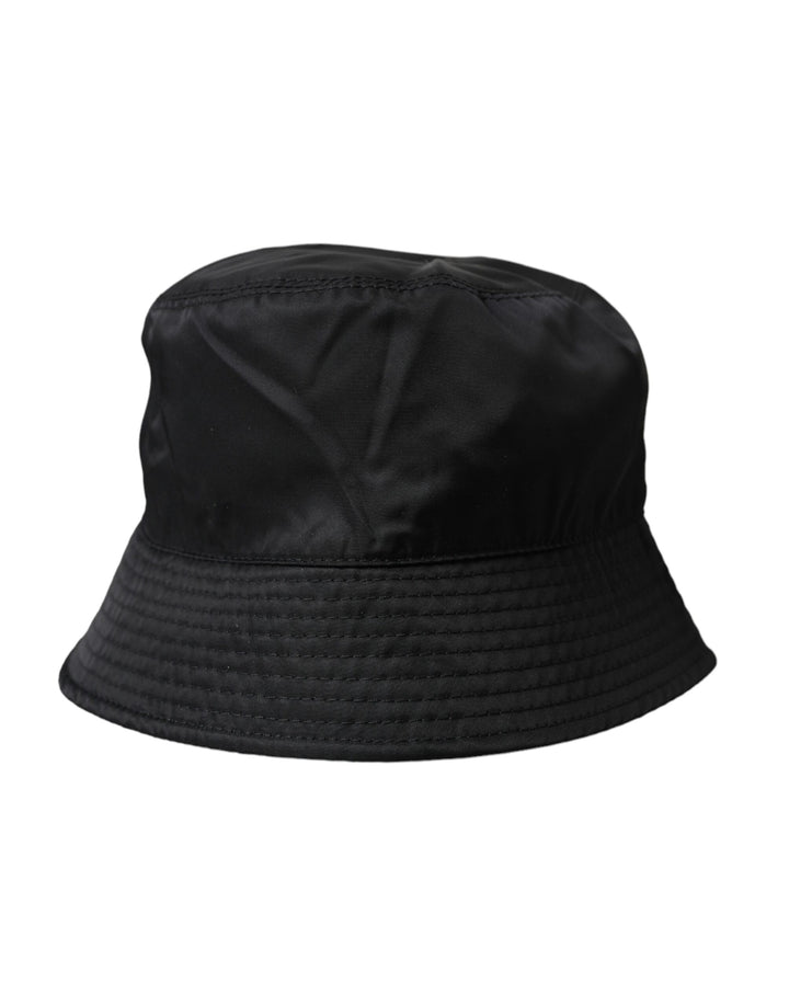 Black wide brim hat bucket hat men