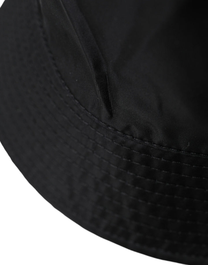 Black wide brim hat bucket hat men