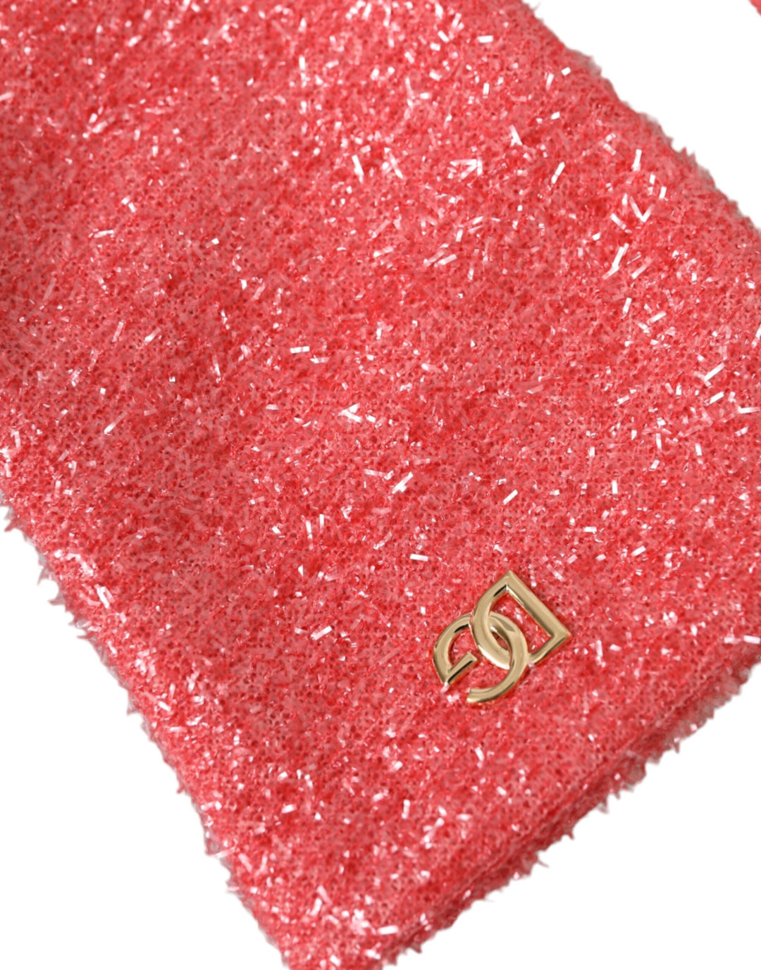 Pink Lurex Fantasia Gloves Medium Sleeve Length