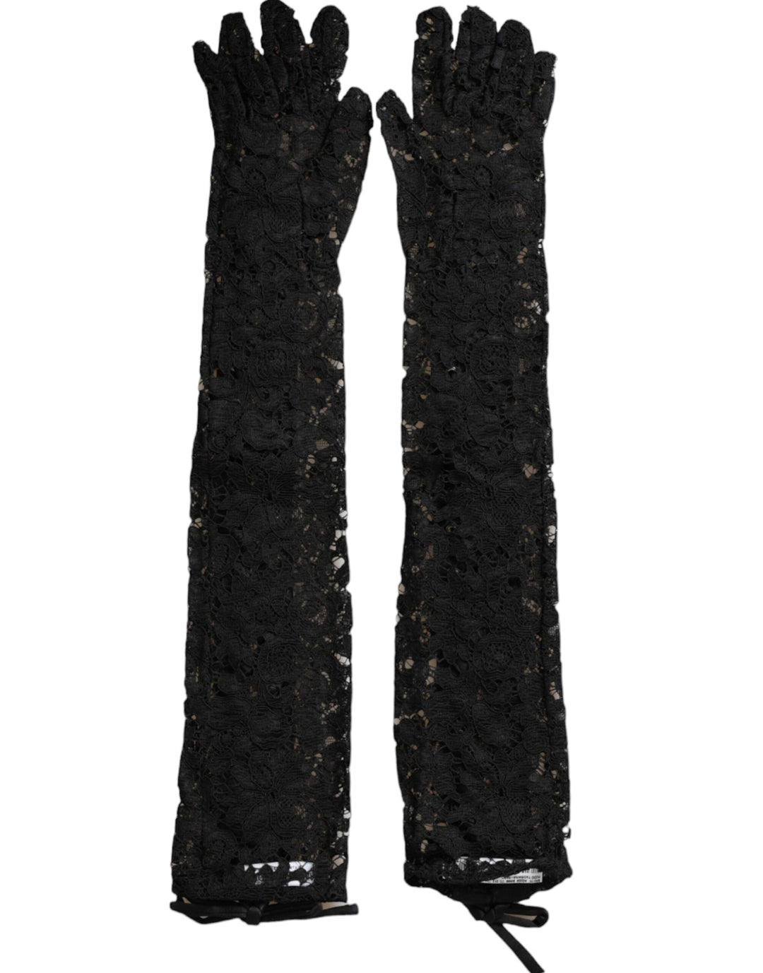 ellenbogenlange handschuhe Schwarze Taormina Spitze Ellenbogenlange Handschuhe – modemio