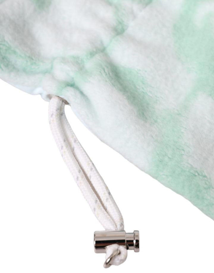 Weiße Nylon Fleece Handgelenk Länge Handschuhe