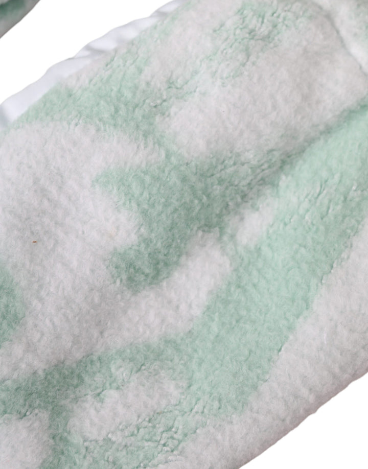Weiße Nylon Fleece Handgelenk Länge Handschuhe