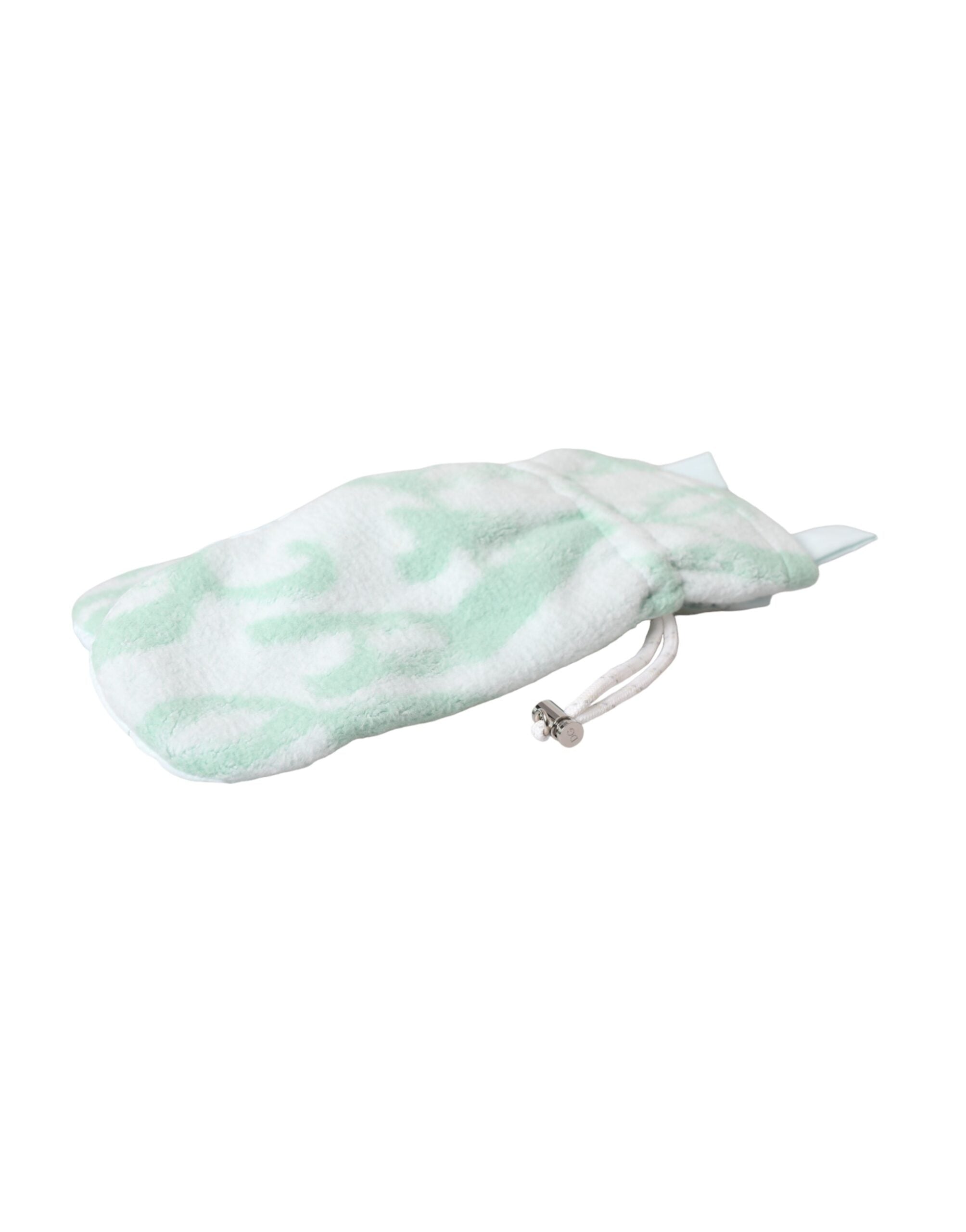 White Nylon Fleece Wrist Length Gloves