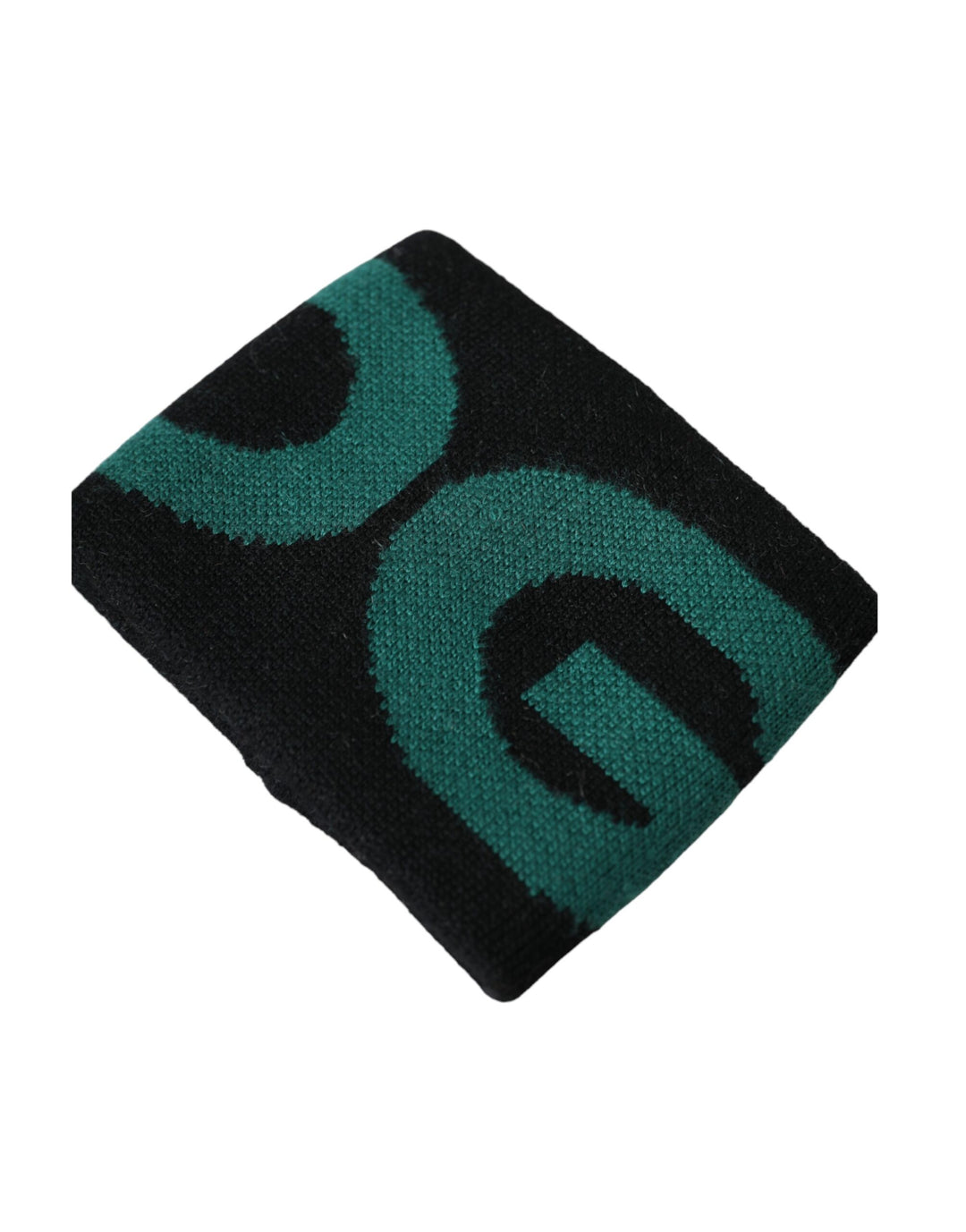 Black Green Wool Logo #DGMILLENNIALS Bracelet