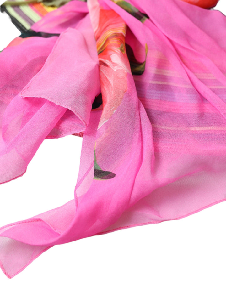 Multicolor fantasy wide brim floppy hat