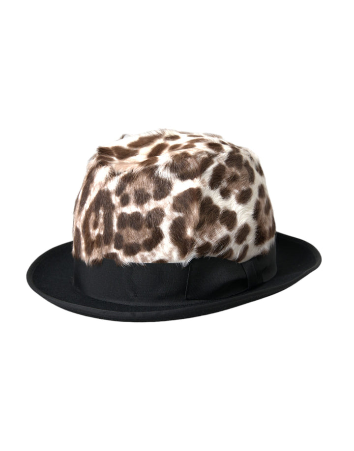 Multicolor Leopard Frauen Fedora Hut