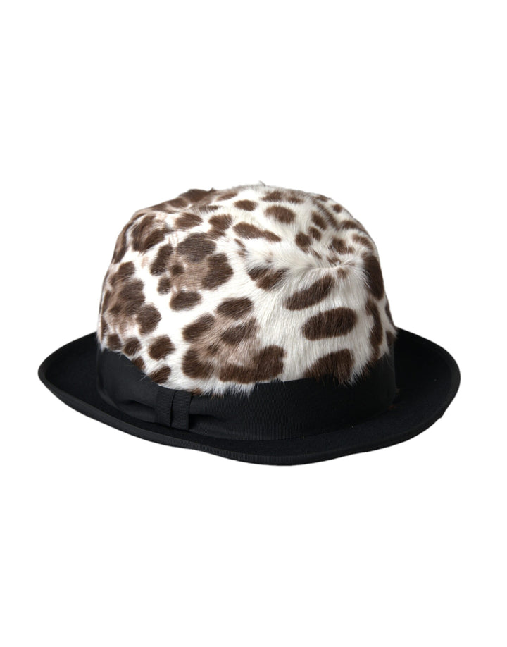 Multicolor Leopard Frauen Fedora Hut