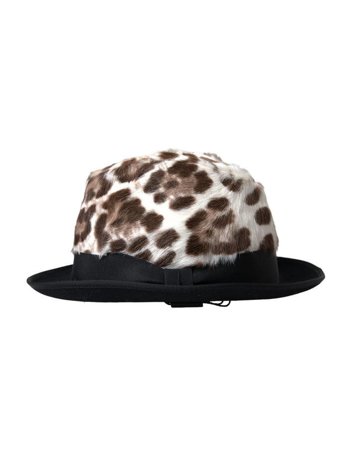 Multicolor Leopard Frauen Fedora Hut