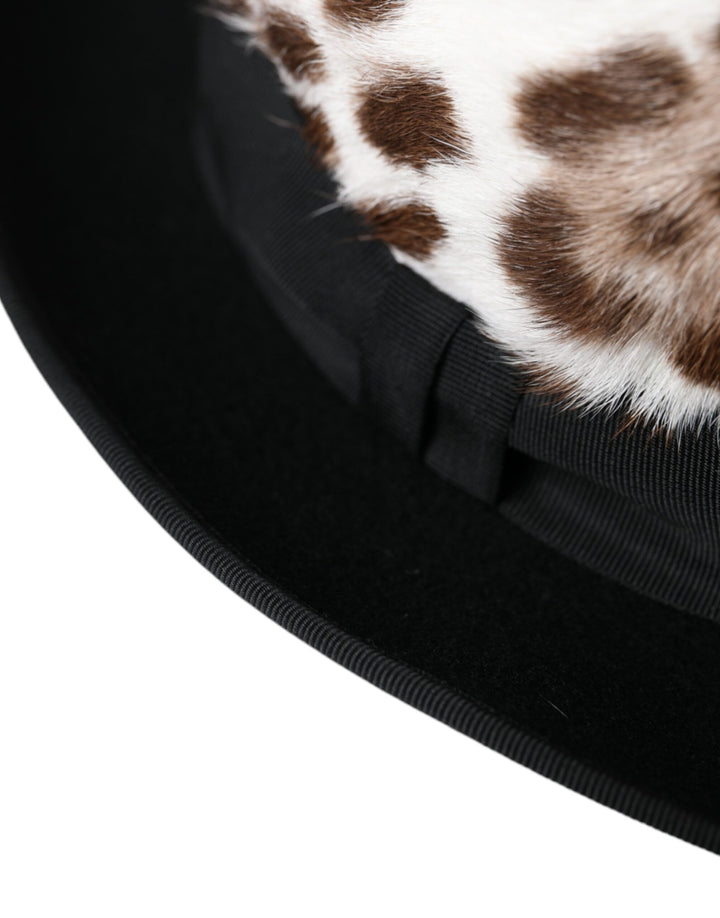 Multicolor Leopard Frauen Fedora Hut