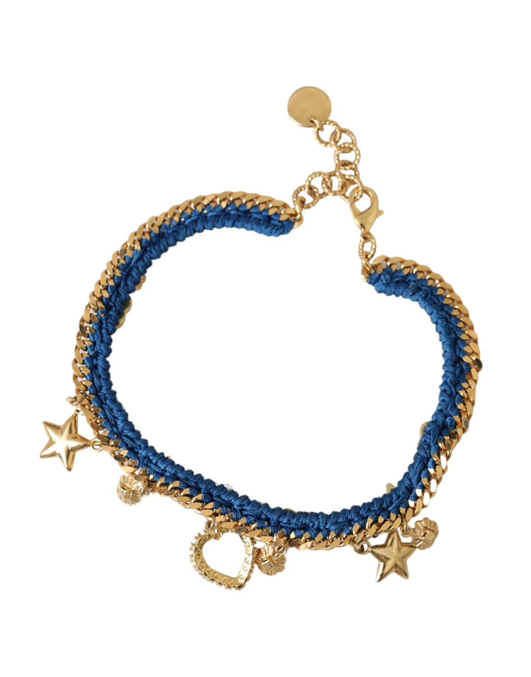 Dolce & Gabbana Gold Tone Messing Kette Iam The Star Armband