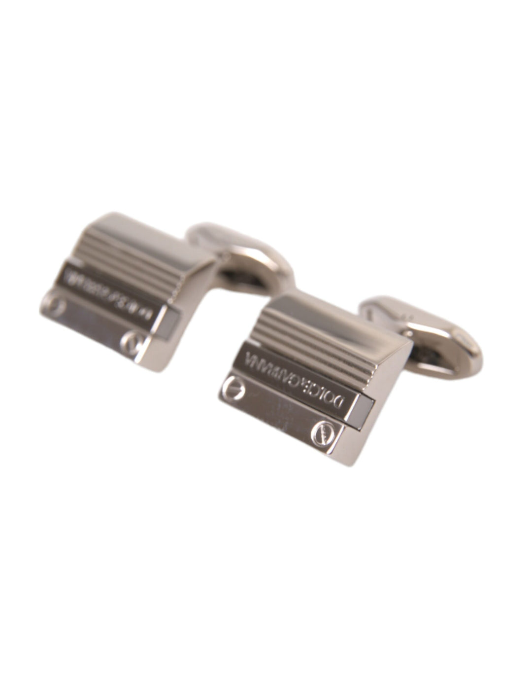Versilberte Metall Messing DG Logo Pin Manschettenknöpfe