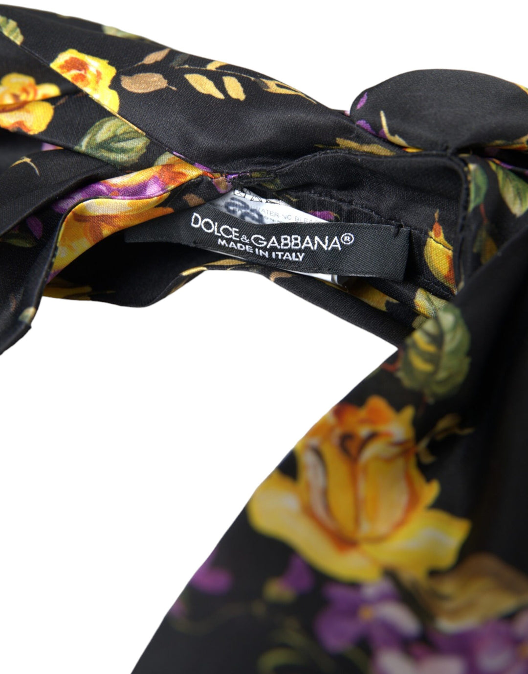 Black Floral Applique Silk Women Headband Tiara