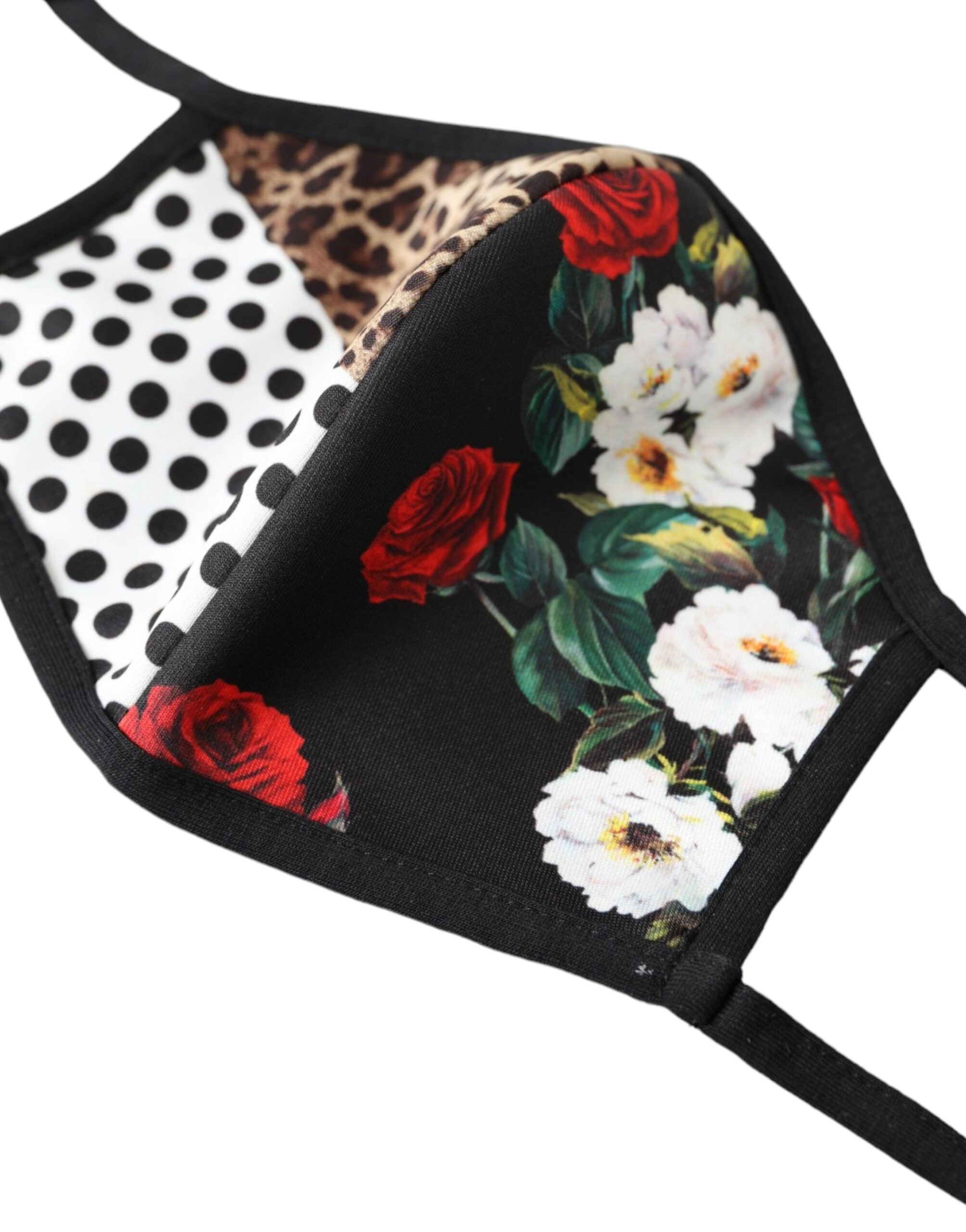 Multicolor Leopard Floral Elastic Earloop Face Mask
