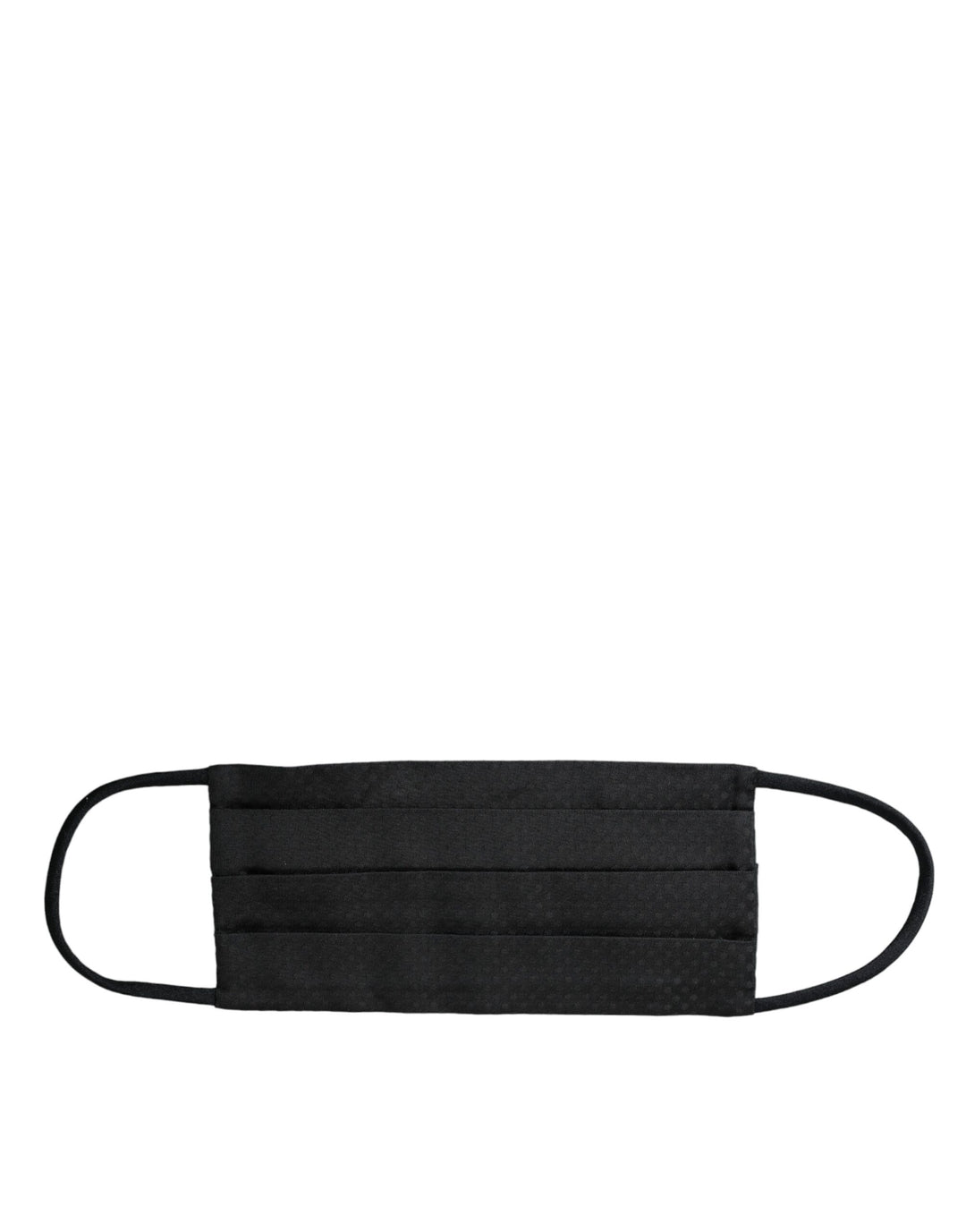 Black 100% Silk Adjustable Tie Face Mask