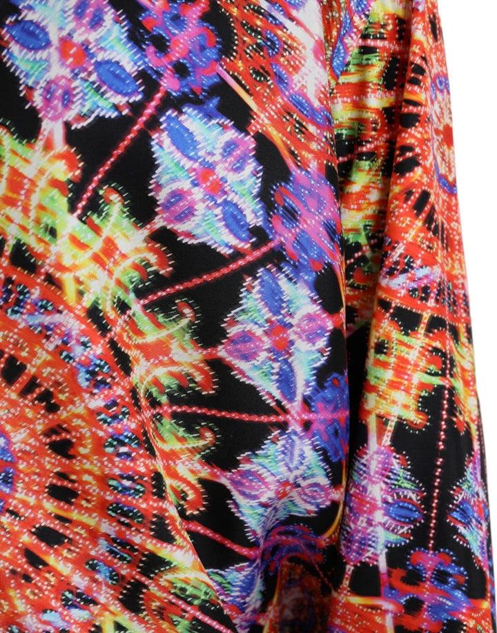 Multicolor Luminarie silk men's casual shirt