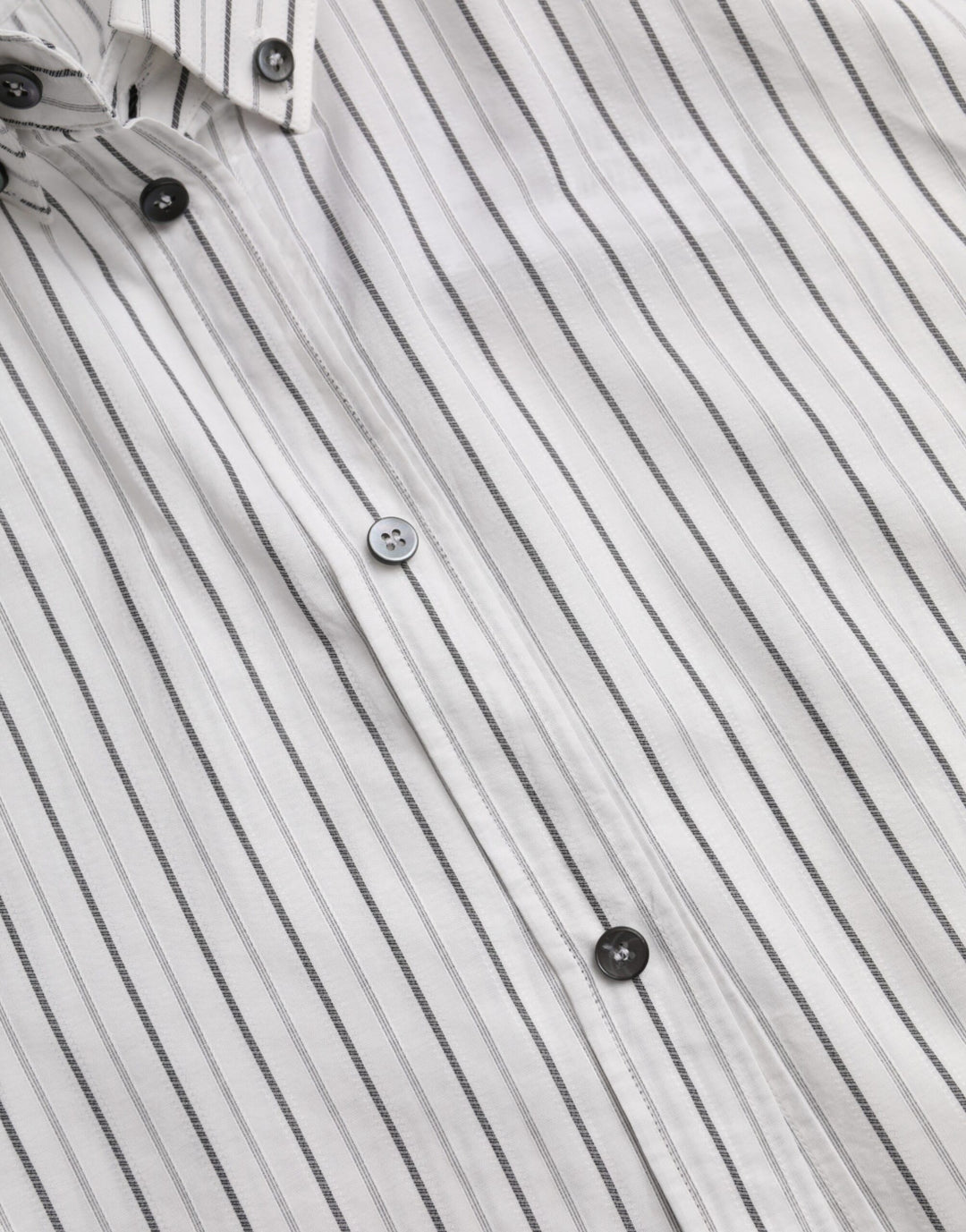 Black and white striped formal dress GOLD shirt
