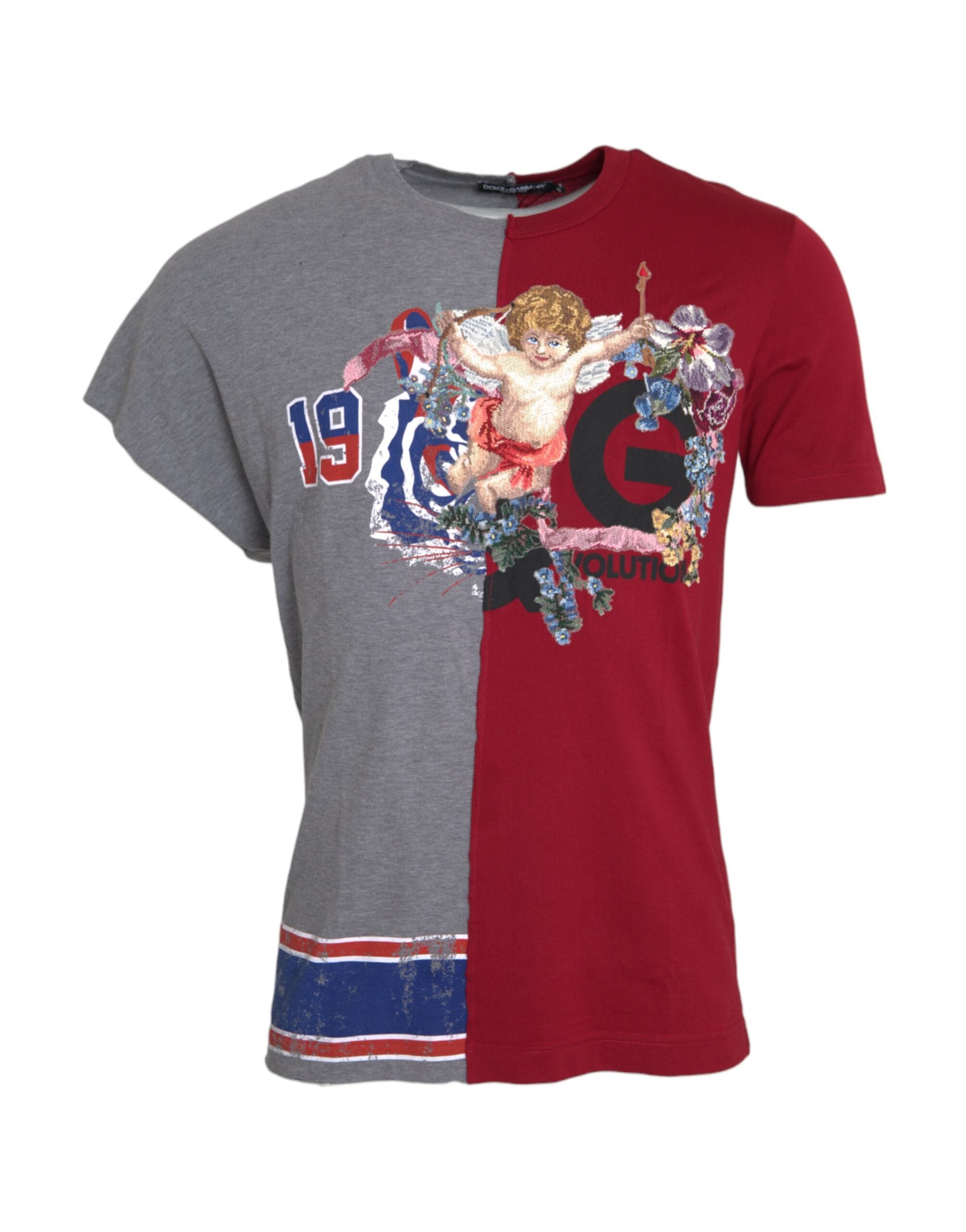 Multicolor graphic short sleeve t-shirt