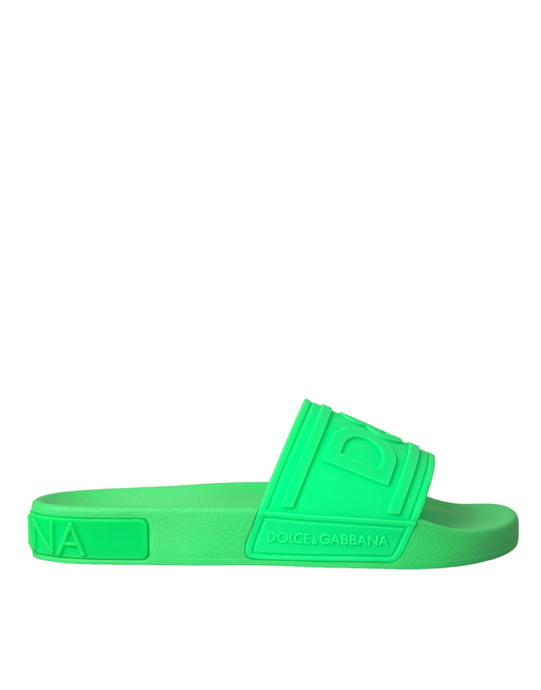 Green leather mules sandals beachwear shoes