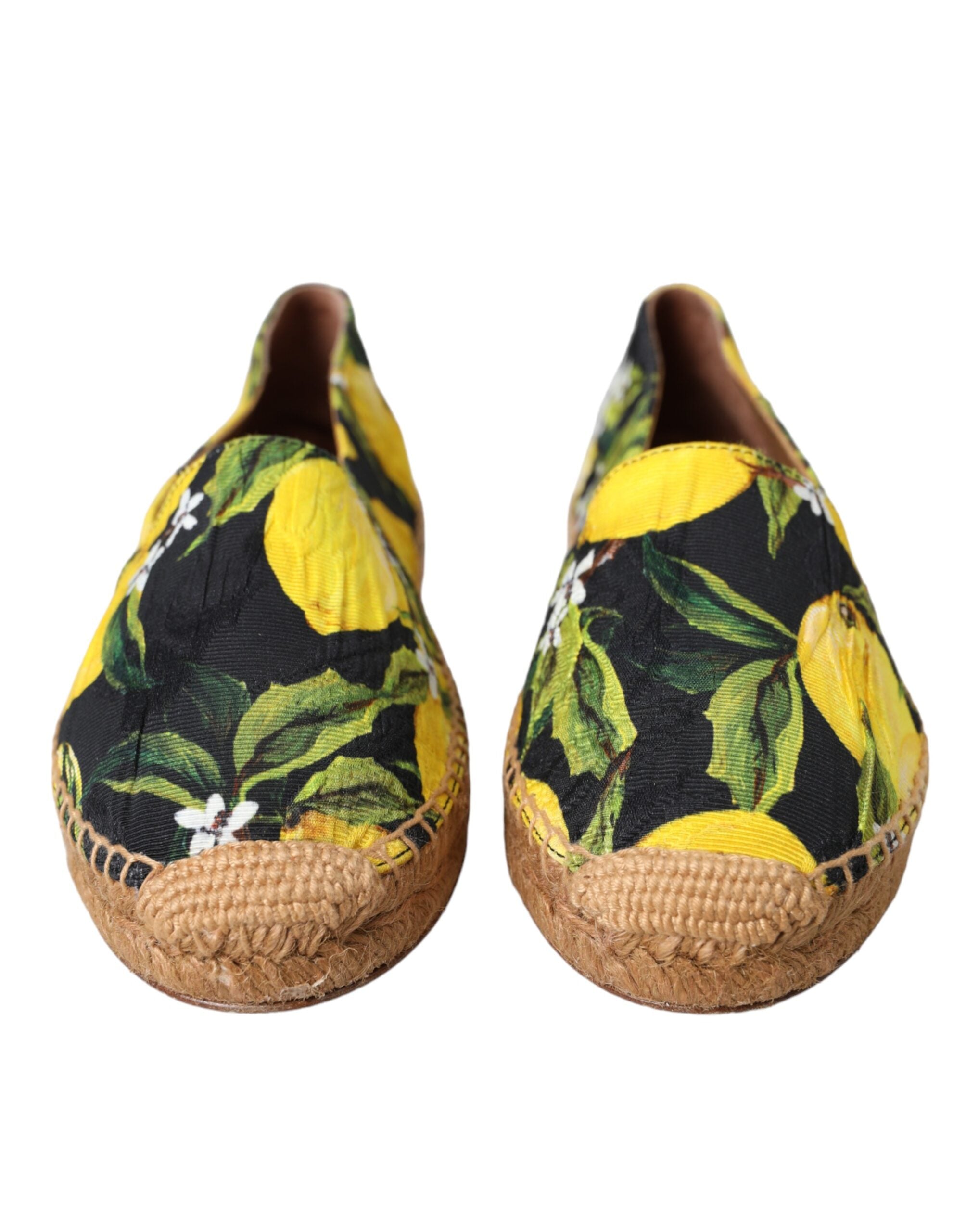Multicolor Zitrone Slip On Espadrilles Schuhe