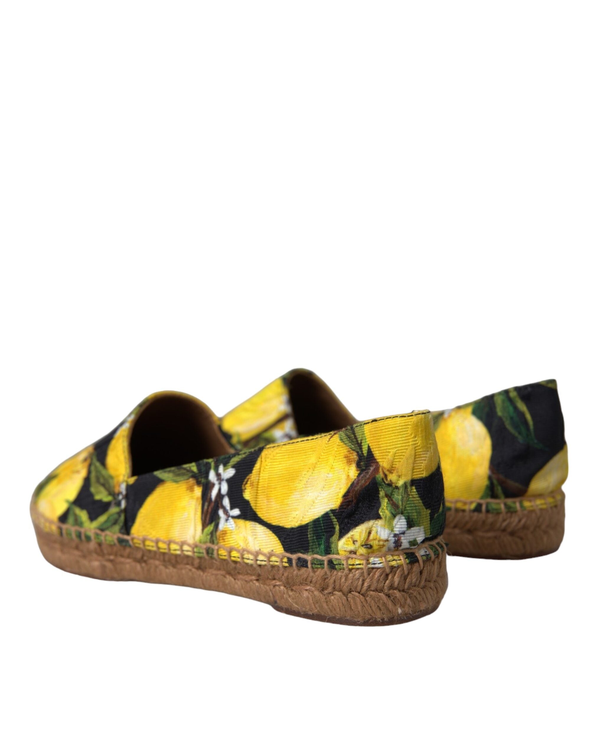 Multicolor Zitrone Slip On Espadrilles Schuhe