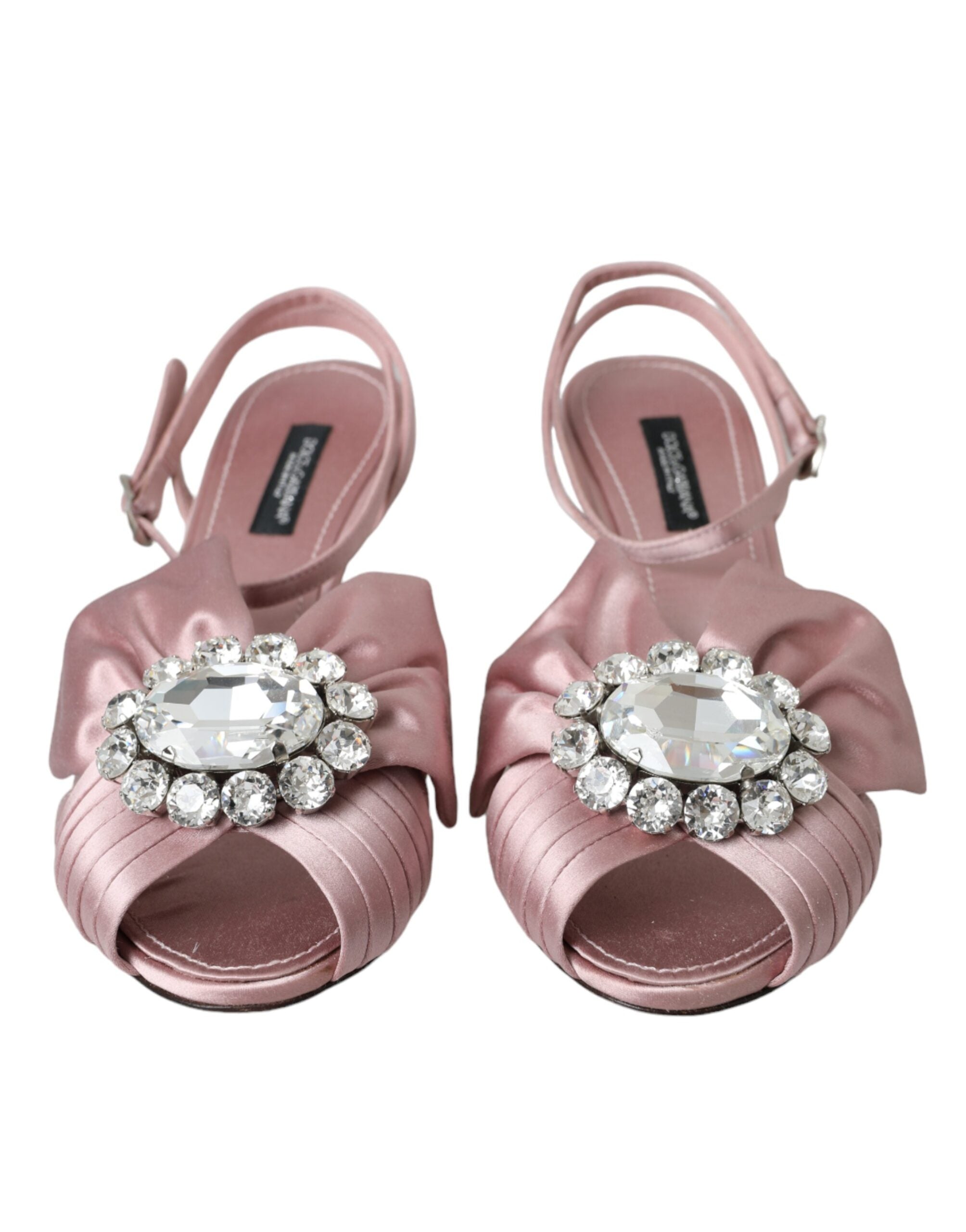 Rosa Keira Crystal Heels Sandalen Schuhe