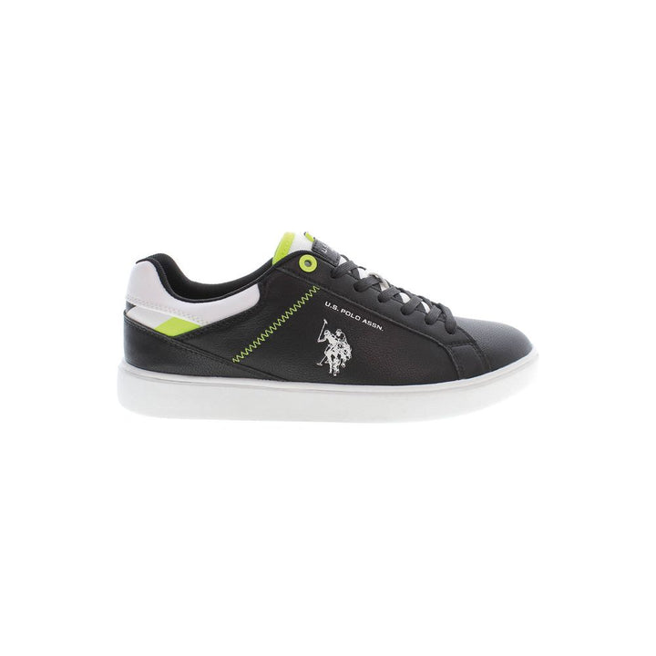 U.S. POLO ASSN. Schwarzer Polyester Herren Sneaker