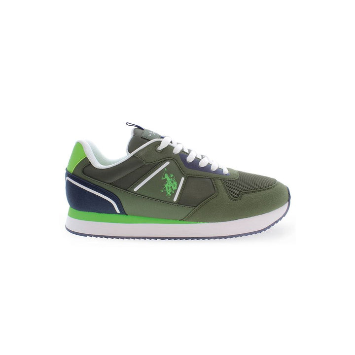 U.S. POLO ASSN. Grüner Polyester Herren Sneaker