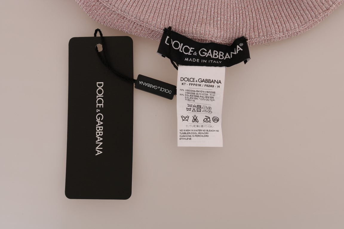 Rosa Stretch-Taillenstrumpfhose Strümpfe