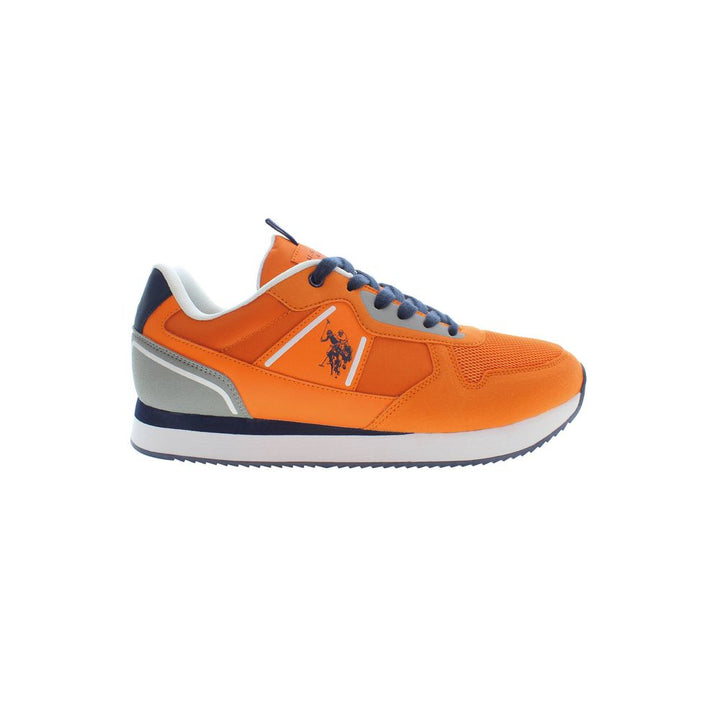 U.S. POLO ASSN. Orange Polyester Herren Sneaker