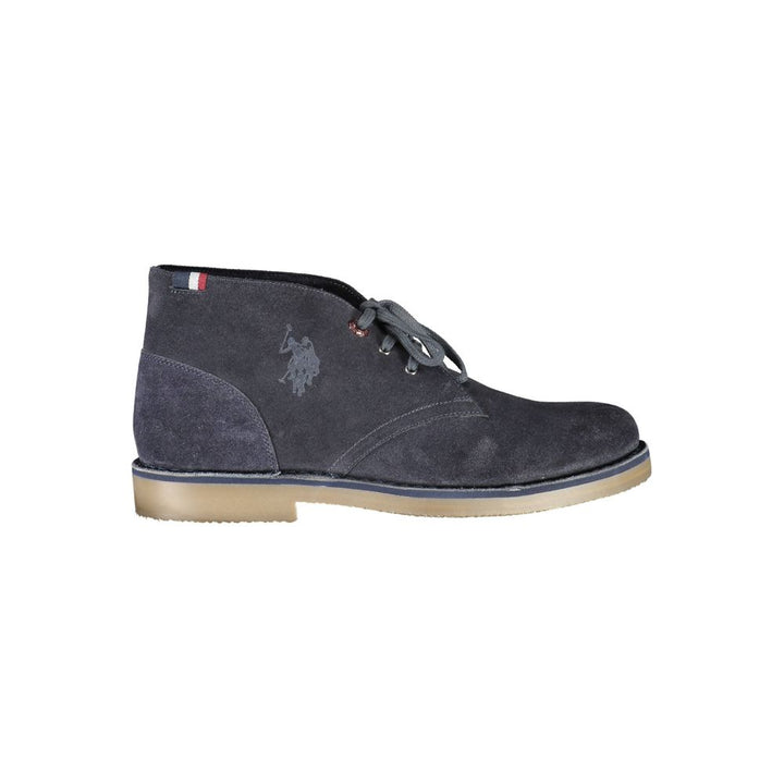 U.S. POLO ASSN. Blaue Leder Herrenstiefelette