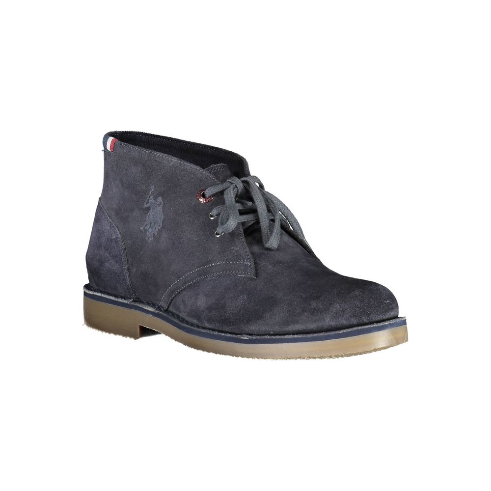 U.S. POLO ASSN. Blaue Leder Herrenstiefelette