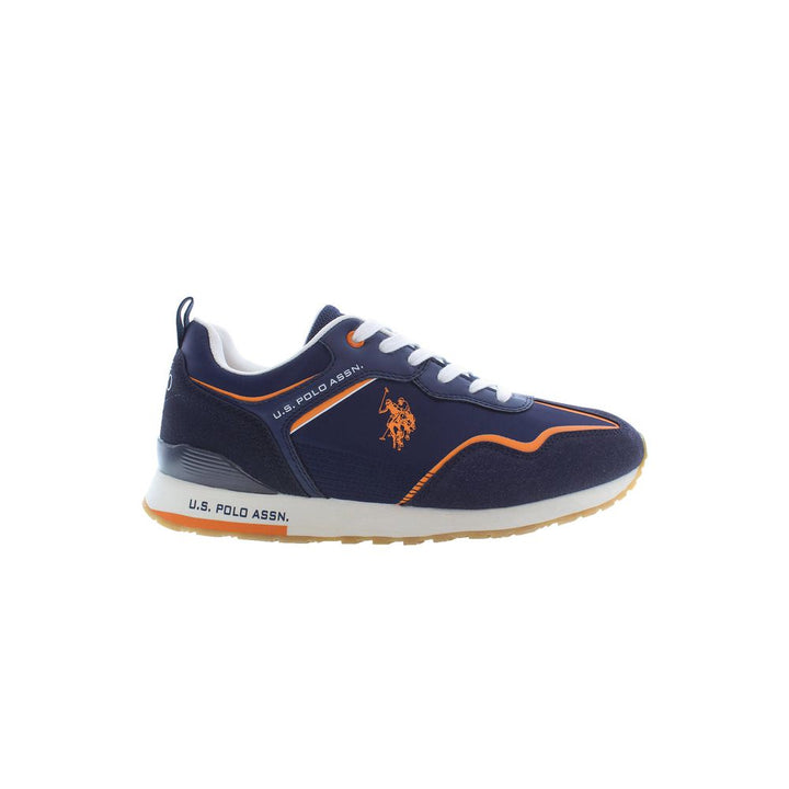 U.S. POLO ASSN. Blauer Polyester Herren Sneaker