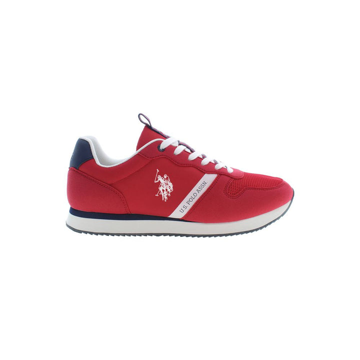 U.S. POLO ASSN. Rote Polyester Herren Sneaker