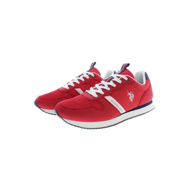 U.S. POLO ASSN. Rote Polyester Herren Sneaker