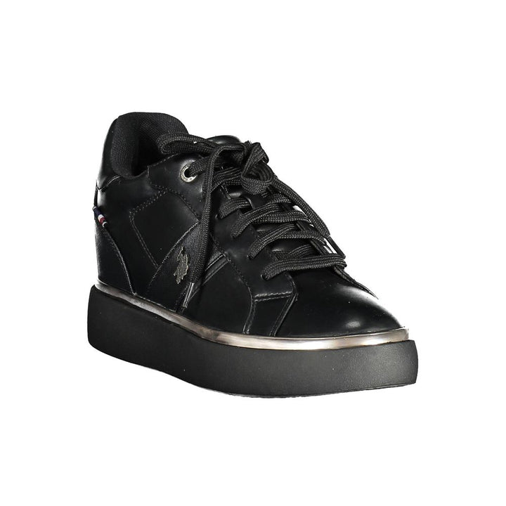 U.S. POLO ASSN. Schwarzer Polyester Damen Sneaker