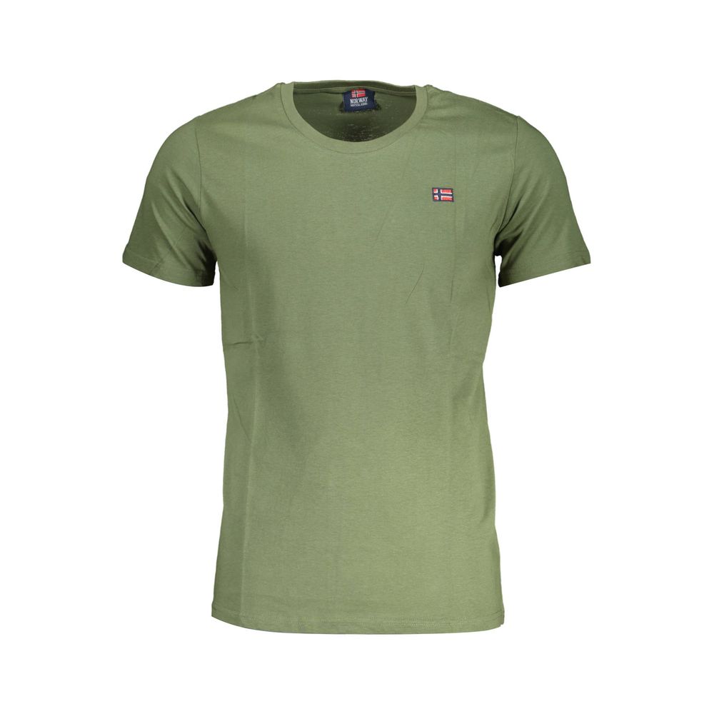 Green cotton T-shirt
