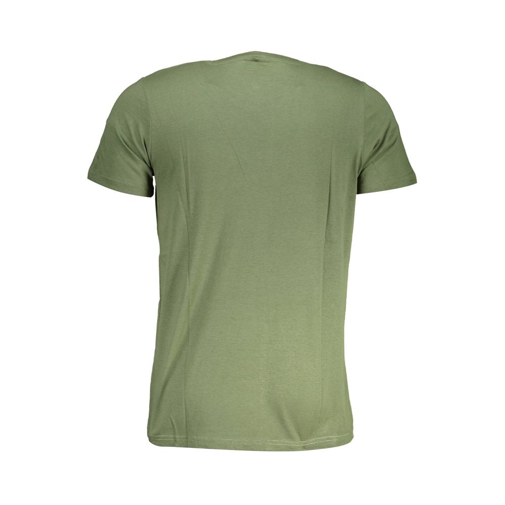 Green cotton T-shirt
