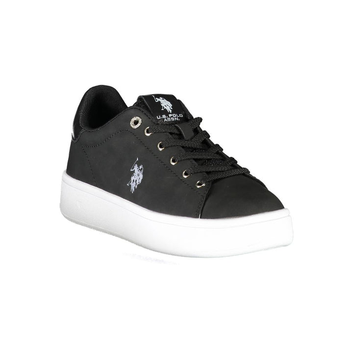 U.S. POLO ASSN. Schwarzer Polyester Damen Sneaker