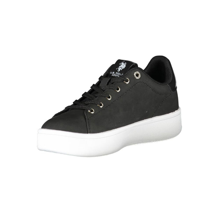 U.S. POLO ASSN. Schwarzer Polyester Damen Sneaker