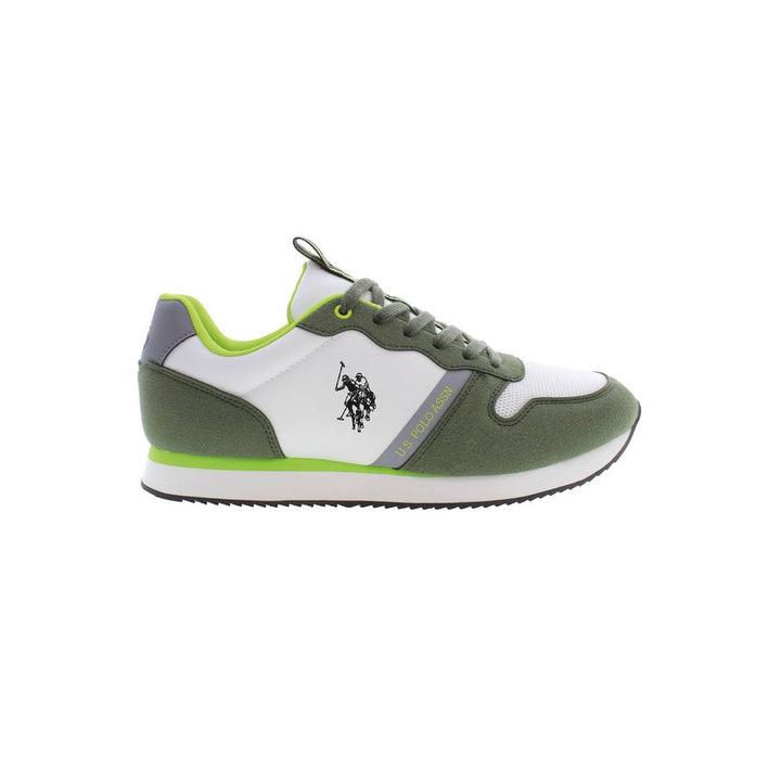 U.S. POLO ASSN. Grüner Polyester Herren Sneaker